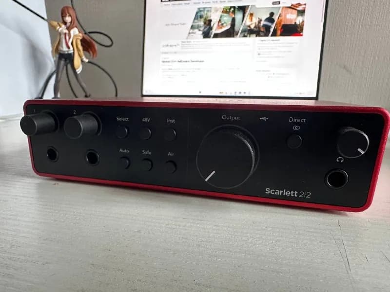Focusrite Scarlett 2i2 (4th Gen) USB Type-C — Батуми — 500 ₾