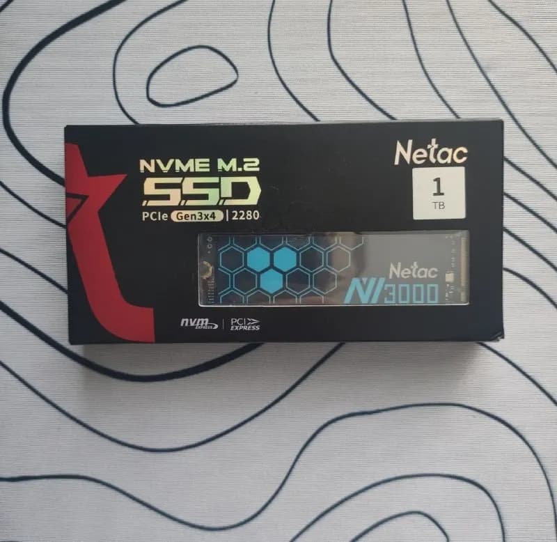 SSD NVME M.2 Netac N3000 1Tb. Новый, запакованный. 300 лари — Батуми — 300 ₾