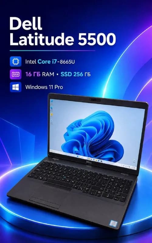 Dell Latitude 5500 с сенсорным Full HD экраном — Батуми — 1 050 ₾