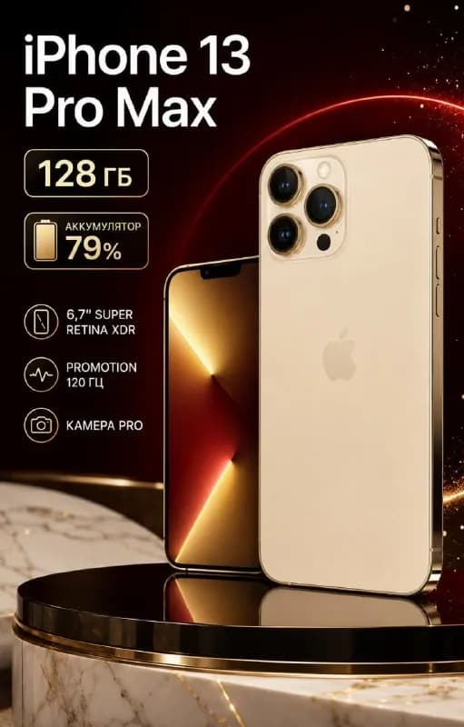 iPhone 13 Pro Max 128 ГБ — Gold — Батуми — 1200 ₾