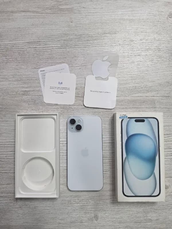 iPhone 15 Plus на 256 Gb в голубом цвете 🩵 — Батуми — 1 750 ₾