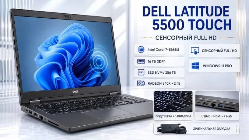 DELL LATITUDE 5500 — МОЩНОСТЬ В ПРЕМИАЛЬНОМ ИСПОЛНЕНИИ — Батуми — 1,050 ₾
