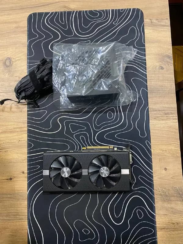 Sapphire NITRO+ Radeon RX 580 8GB (Б/У) и абсолютно новый блок питания FSP Hydro 500W 80+ Bronze (Но — Батуми — 350 ₾