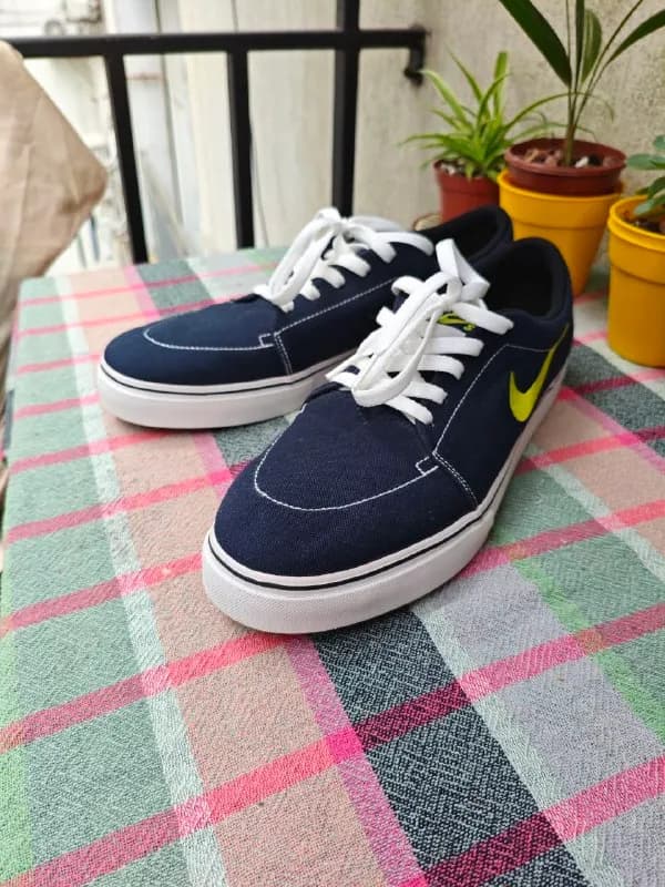 Nike SB [телефон] Satire Canvas Low Gun Skate Shoes Navy Blue Mens — Батуми — 180 150 ₾