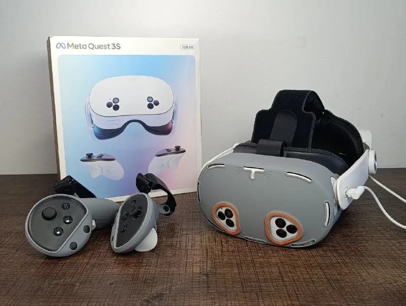 Meta Quest 3S (128GB) в идеальном состоянии. Это полный и продуманный комплект. Вам не нужно ничего — Тбилиси — 1 050 ₾