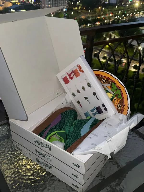 Puma x Черепашки-ниндзя 🐢. Покупались в подарок, но, к сожалению, не подошли по размеру. — Батуми — 350 ₾