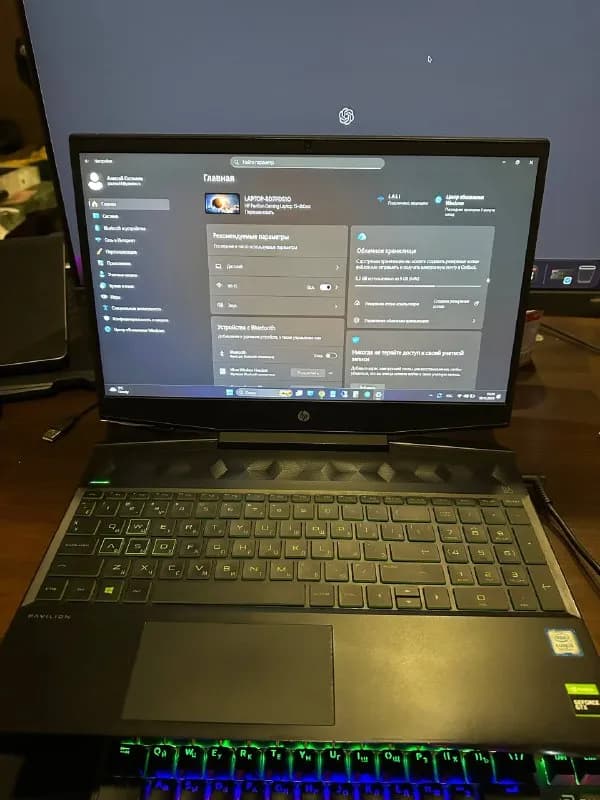 HP Pavilion Gaming 15 i5-9300H / GTX 1050 / 16GB / SSD 256 GB / HDD 1 TB — Тбилиси — 800 ₾