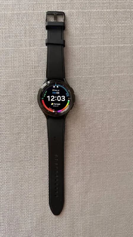 1. Смарт-часы Samsung Galaxy Watch4 Classic 46 mm Black — Тбилиси — 120 ₾
