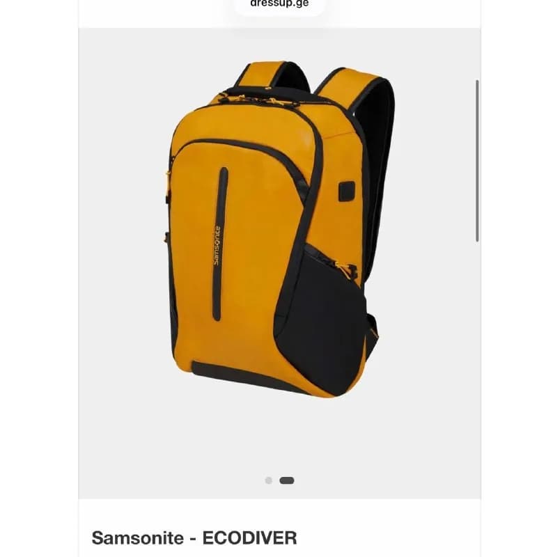 Samsonite. Абсолютно новый, подарили. Продаю намного дешевле, чем аналогичные новые рюкзаки Samsonit — Батуми — 300 ₾