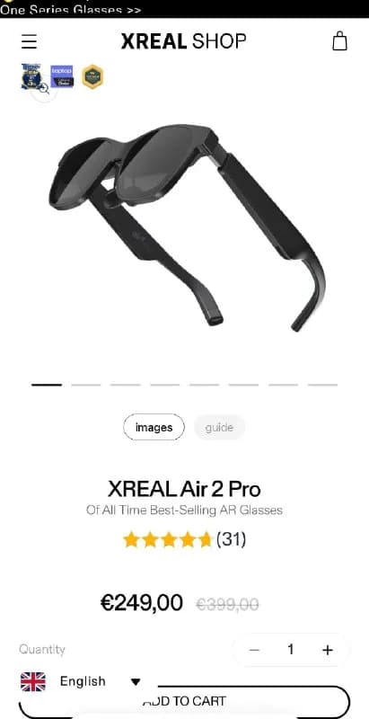 XREAL Air 2 Pro — Батуми — 500 ₾