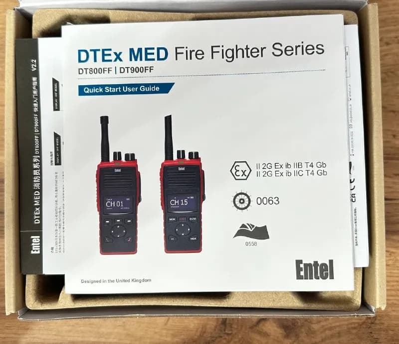 Entel DT985FF — взрывозащищённые радио станции (UHF), в наличии 2 шт. оригинал. — Батуми