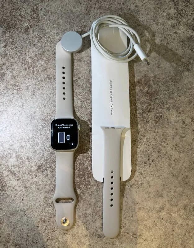 Apple Watch Series 7 41 mm с заблокированным iCloud, неправильно разорвала пару, а старый пароль восс — Батуми — 60 ₾