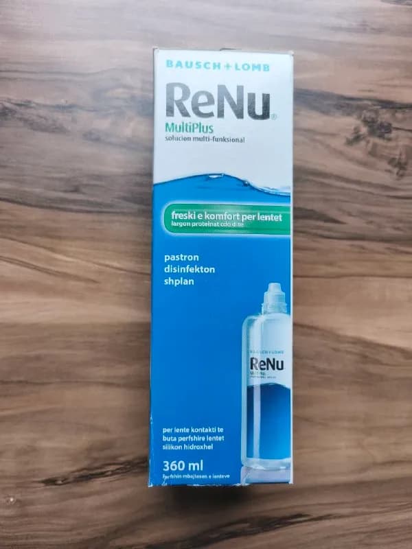 1. Жидкость для линз Renu, 360ml. Новый, коробка не вскрывалась — Батуми — 25 ₾