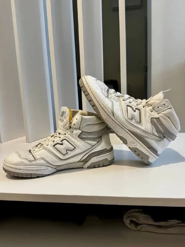 New Balance 650 оригинал, кожаные, после химчистки, состояние 9/10. Размер 43. — Тбилиси — 100 ₾