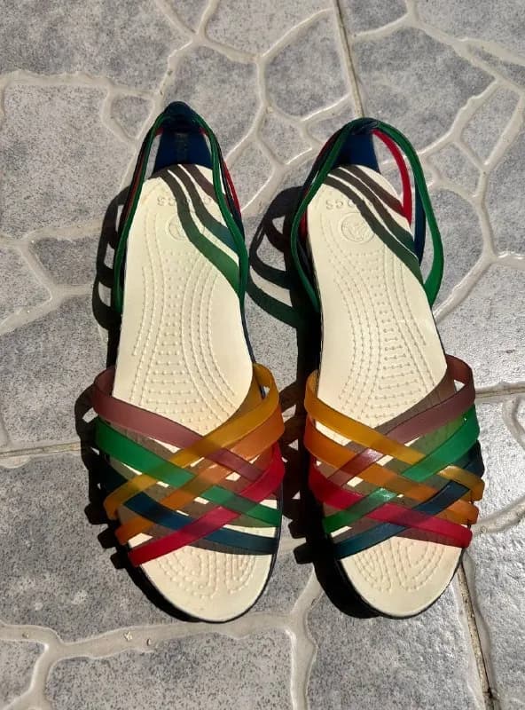 Женские сандалии-балетки Crocs Huarache Flat — Тбилиси — 20 ₾