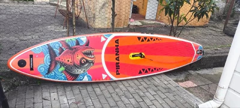 sup board. Новый, 3 дня на воде, хорошее качество, толстый ПВХ, три ручки и крепление камеры. Полный — Батуми