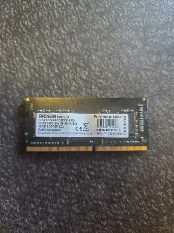 SO-DIMM DDR4 2400MHz 16GB — Батуми — 200 ₾