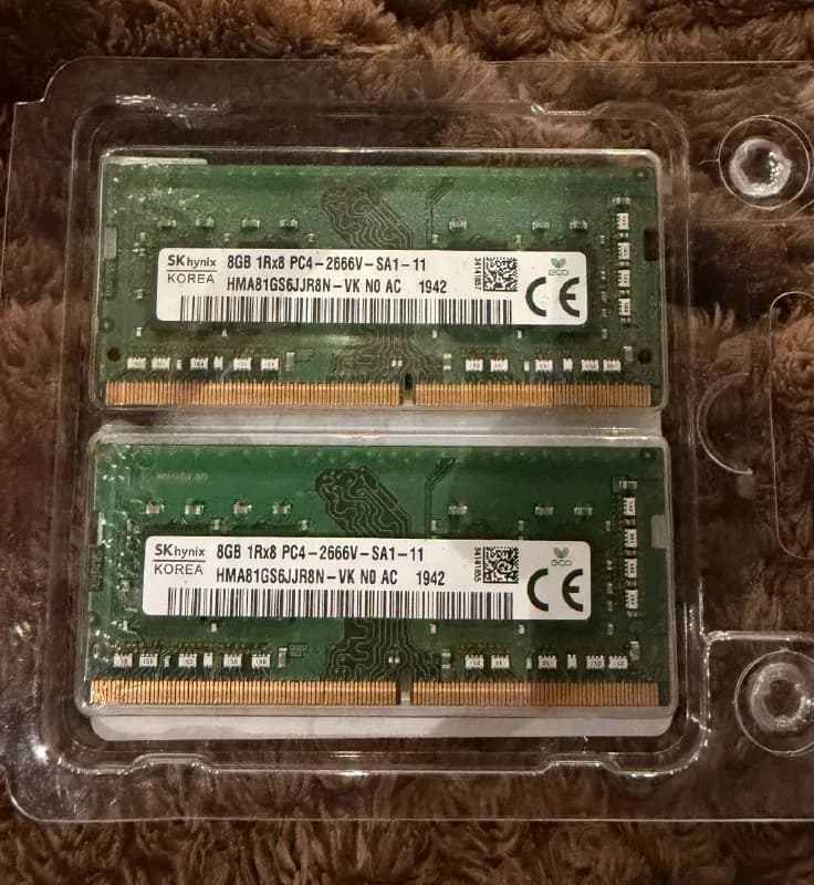 ОЗУ RAM 2 плашки по 8 ГБ — Батуми — 180 ₾