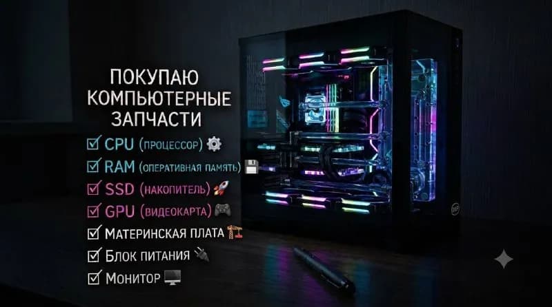 CPU) • оперативная память DDR3 / DDR4 • SSD / HDD • видеокарты (GPU) • материнские платы • блоки пит — Батуми