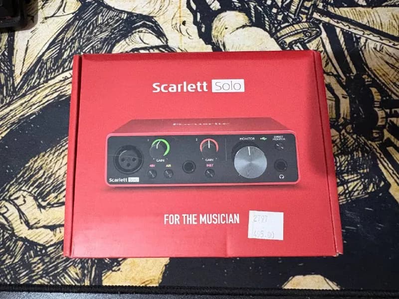 Focusrite Scarlett solo 3gen -300 лар Тел: [телефон] — Батуми — 300 ₾