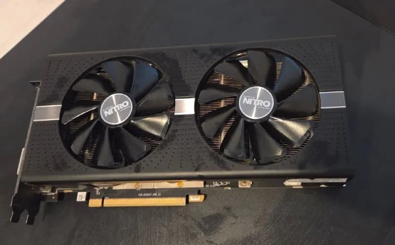 Sapphire Radeon NITRO+ RX 590 8G, в отличном состоянии. Цена 250 лари, договорная — Батуми — 250 ₾