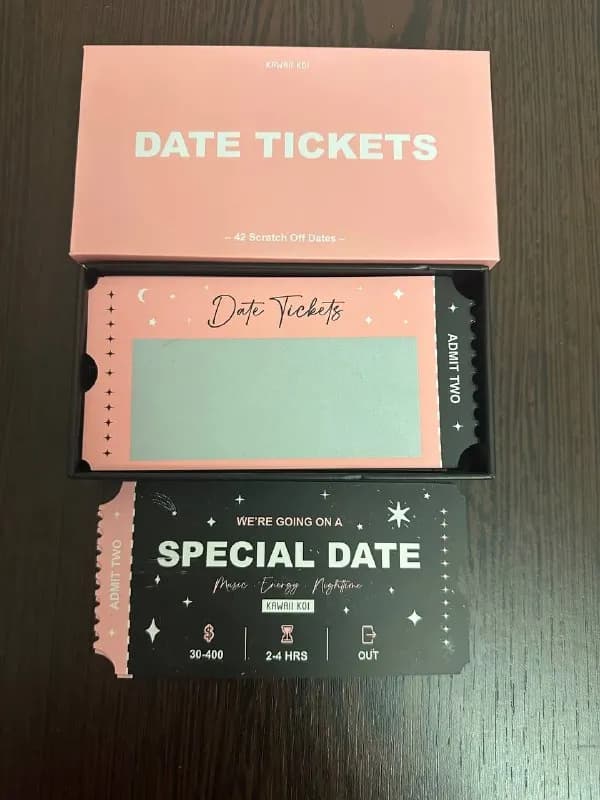 Date tickets 42 карточки с идеями для свиданий — Батуми — 7 ₾