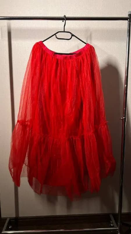 Красная пышная юбка из фатина — Батуми — 20 ₾