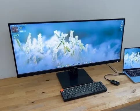 2k 34» монитор широкоформатный ultrawide AOC в идеальном состоянии. Документы присутствуют. Большой — Батуми — 700 ₾