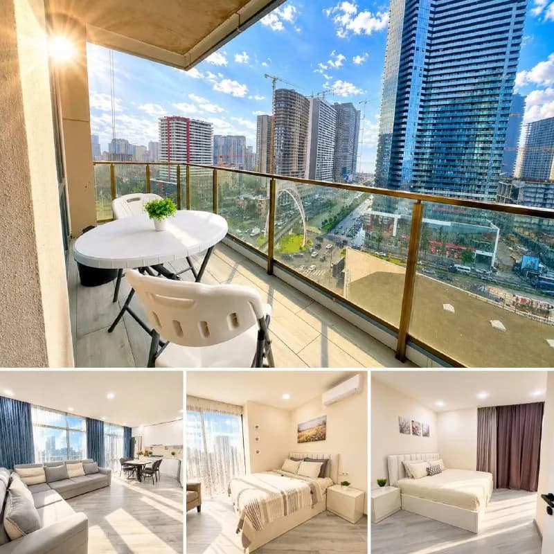 2+1 на Аллее Героев в Black Sea Towers, block A — Батуми — 1 200 $