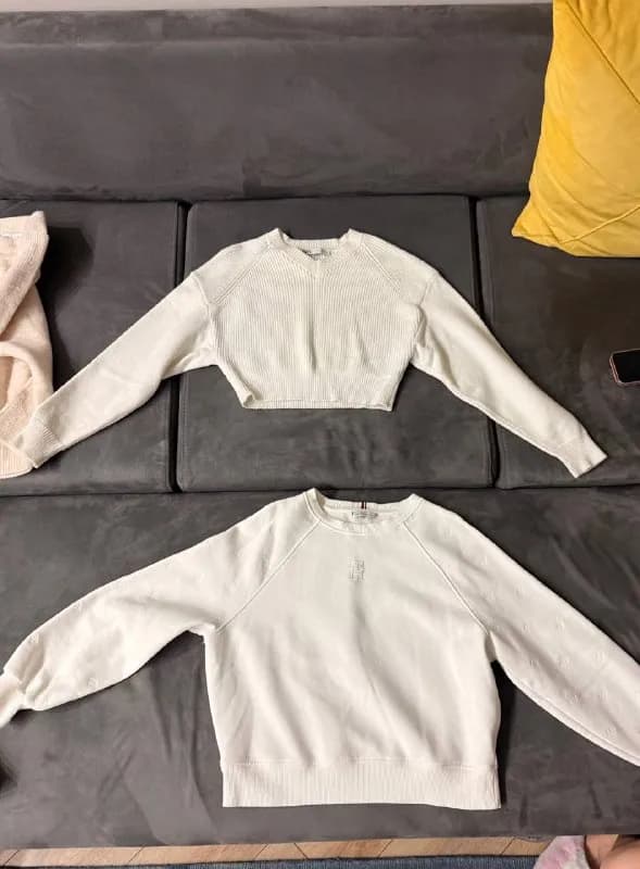 Свитер Zara S и свитшот Tommy Hilfiger XS — Тбилиси — 25 ₾