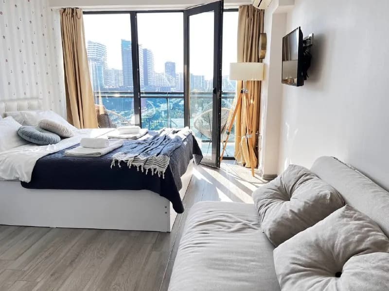 31 м² в Orbi Beach Tower на 8 этаже с видом на море. — Батуми
