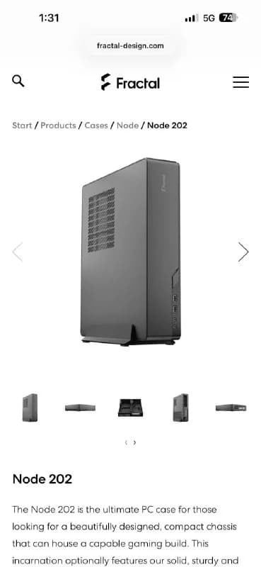 Fractal Design Node 202 — Тбилиси — 150 ₾