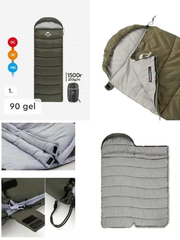 1. Спальный мешок Naturehike u250s. Состояние отличное. В наличии 2 мешка. — Батуми