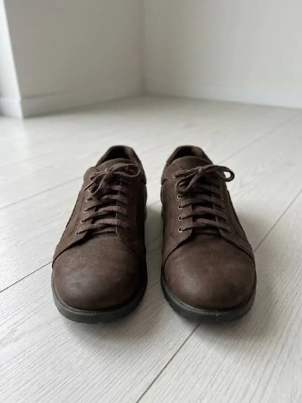 Ботинки 42-43 размер, нубук/кожа — Батуми — 40 ₾