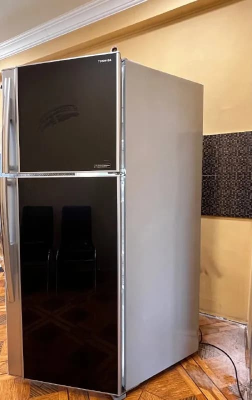 Toshiba GR-RG51UT The Glass collection Platinum deodorizer — большой холодильник примерно 423 л, No — Батуми — 300 ₾