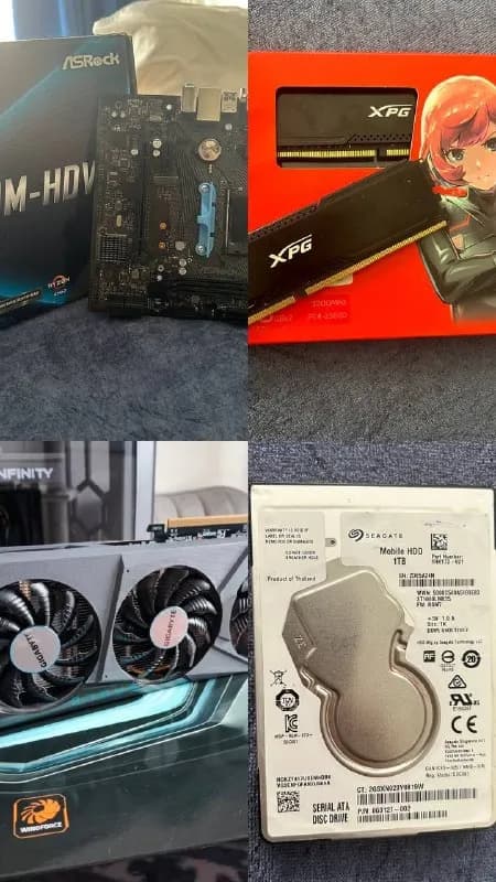 Gigabyte Radeon RX 6600 8GB Холодная, тихая, отлично тянет Full HD. Есть коробка. 💰 Цена: 550 GEL — Батуми — 550 ₾