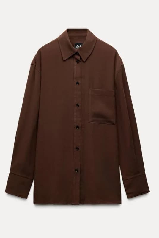 ZARA Flowing Shirt, XS/S, New — Тбилиси