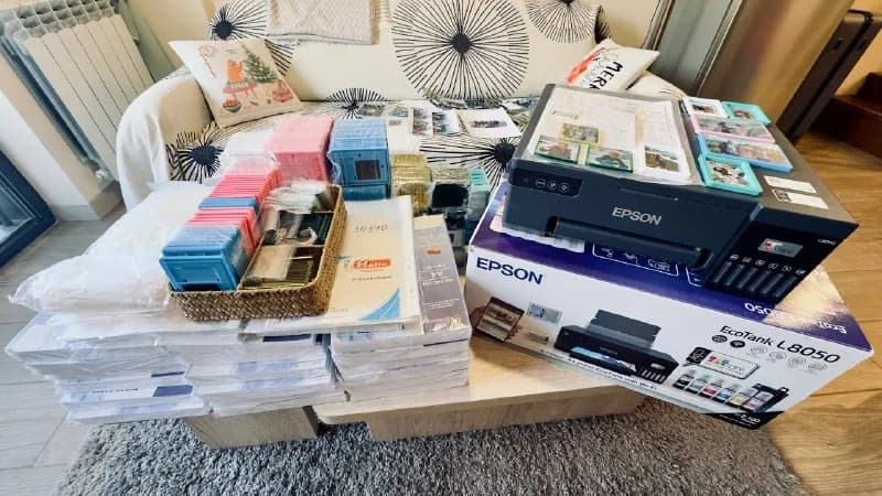 1. Новый принтер 🖨️ Epson L8050 Eco Tank — куплен в Грузии, с чеком и гарантией (краска заправлена — Батуми — 2 590 ₾