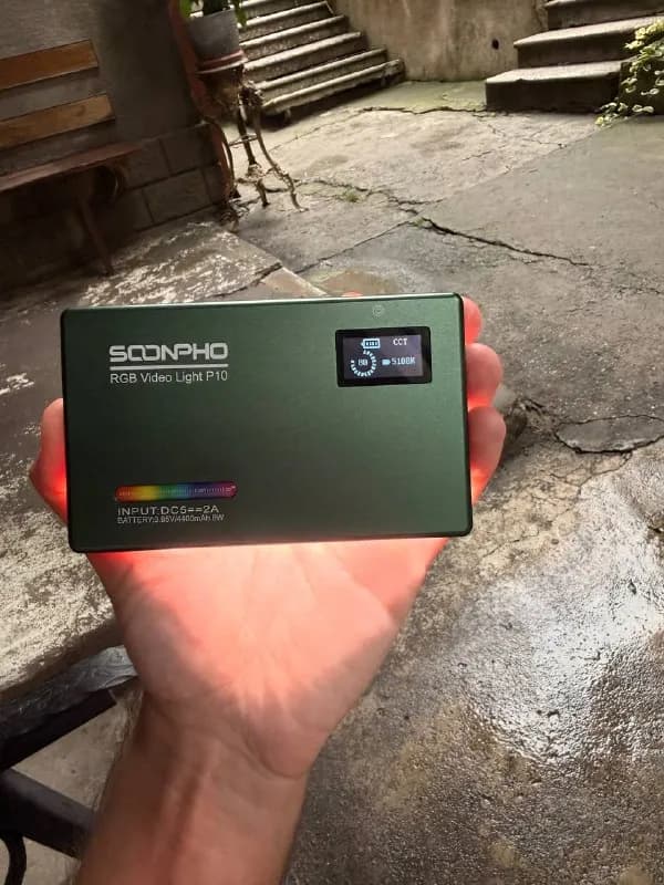 SCONPHO RGB Video Light P10 — 2 шт. — 65 GEL за штуку — Тбилиси — 65 ₾
