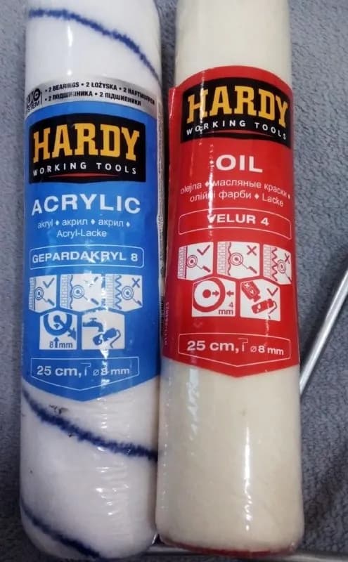 Малярные валики Hardy с держателями — Тбилиси — 15 ₾