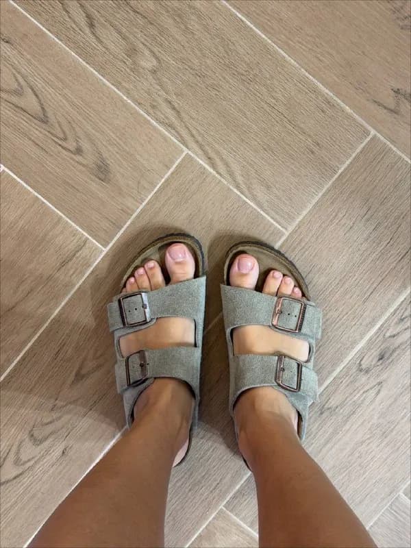 BIRKENSTOCK 40 р замша, цвет тауп — Батуми — 200 ₾