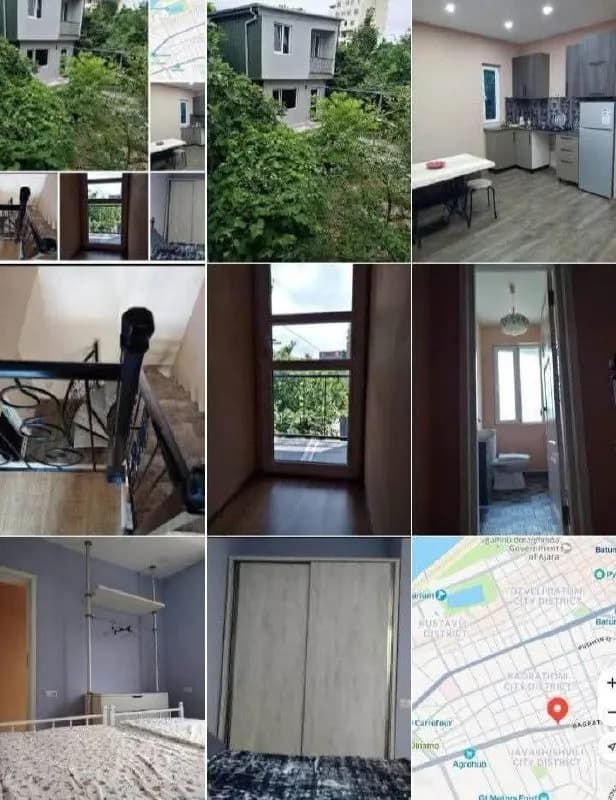10 минутах ходьбы до ПАРКА 6 МАЯ 👉 ДВУХ ЭТАЖНЫЙ ЧАСТНЫЙ 🏠 ДОМ С ЦЕНТРАЛЬНЫМ ОТОПЛЕНИЕМ. ДВЕ СВЕТЛЫ — Батуми — 8 ₾
