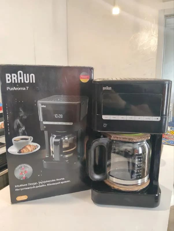 1. Капельная кофеварка Braun PurAroma 7 — 150л — Батуми