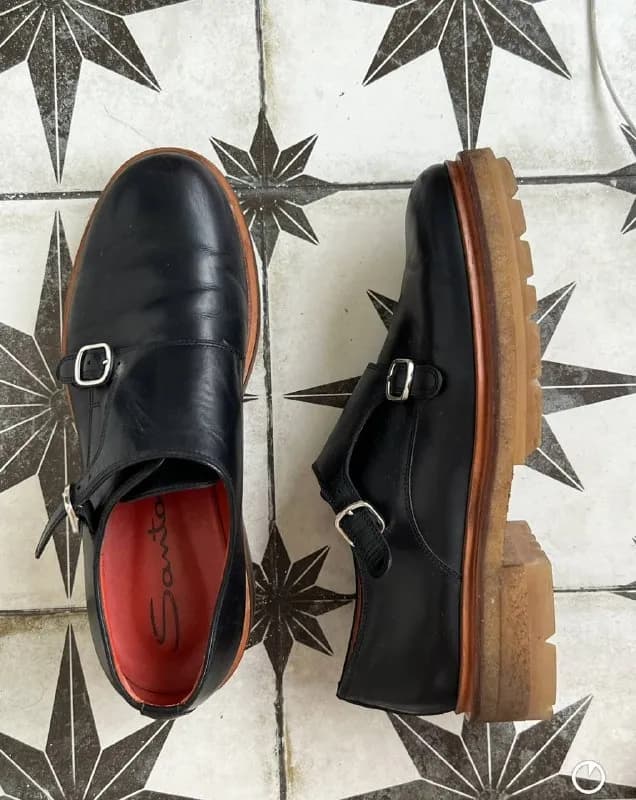 Кожаные монки Santoni, размер 40 — Тбилиси — 400 ₾