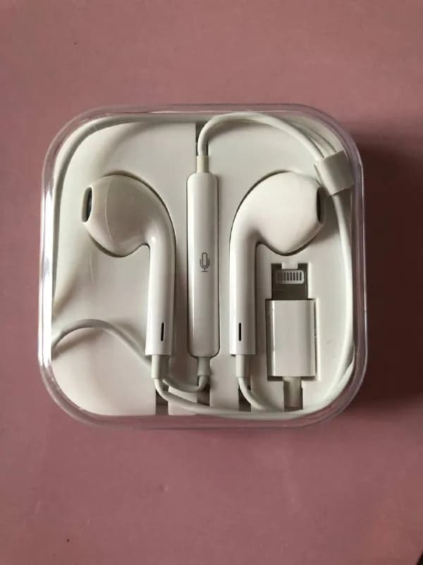Apple EarPods (б/у, в рабочем состоянии и с родной пластиковой коробочкой-кейсом) — 45 лари — Батуми — 45 ₾