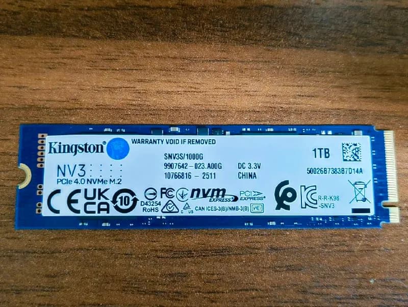Kingston NV3 1TB NVMe M.2 SSD — Батуми — 370 ₾
