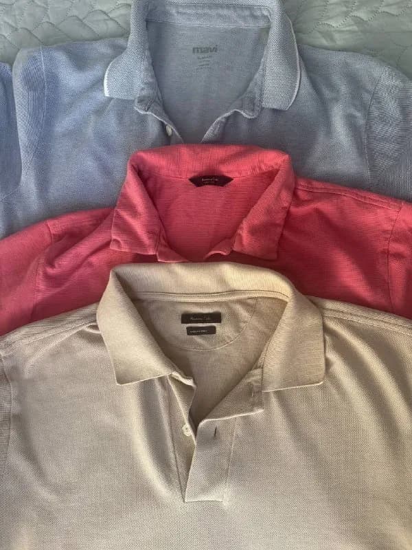 3 штуки поло майки. мужские. massimo dutti i mavi. — Батуми — 30 ₾