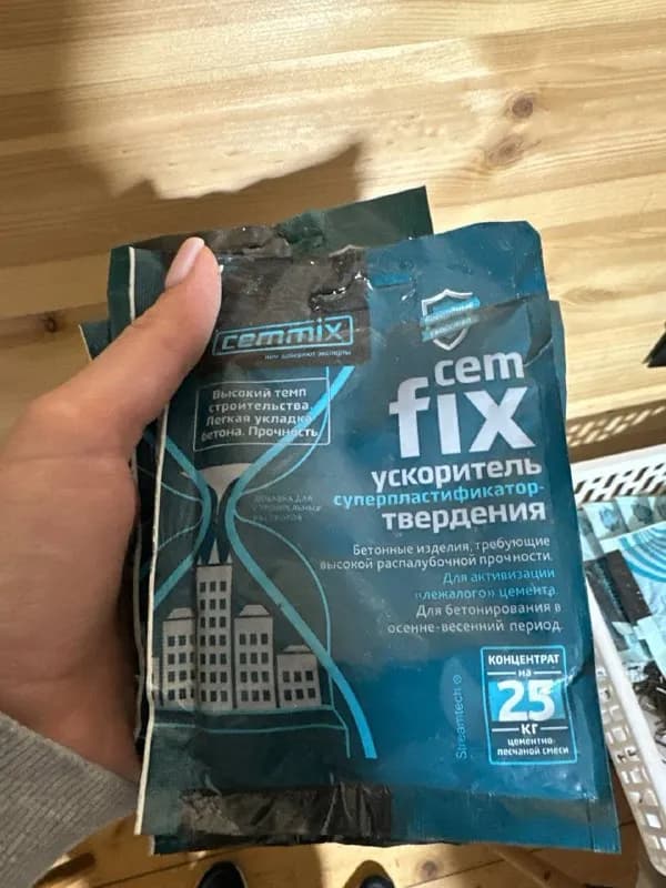 Cemfix Ускоритель твердения Пластификатор 9 шт — Батуми — 5 ₾