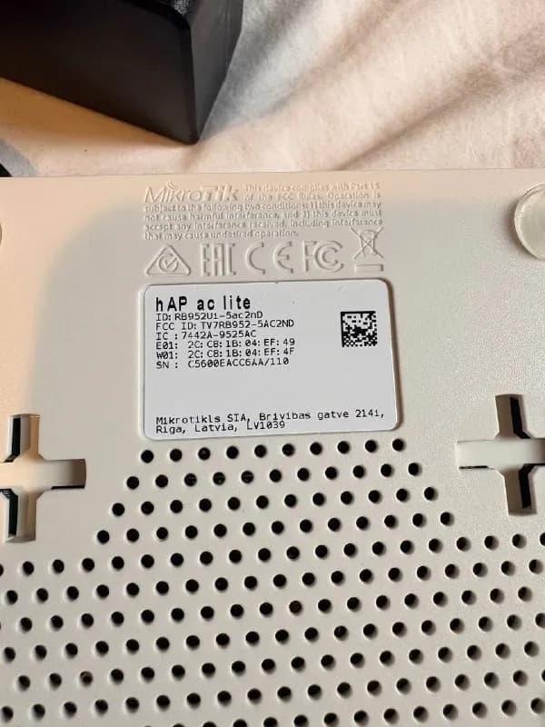 MikroTik hAP ac lite (RB952Ui-5ac2nD) — Батуми — 120 ₾