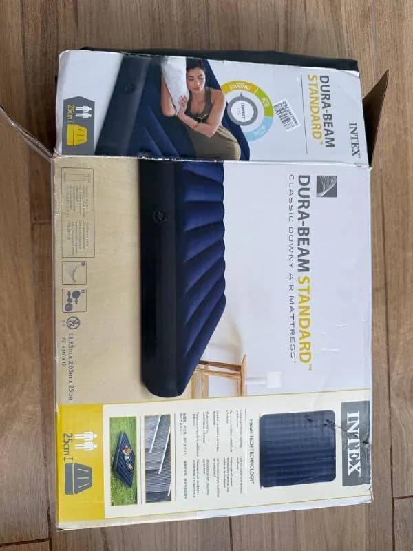 INTEX, двухспальный, 183×203×25см. Можно использовать как дополнительное спальное место, можно для п — Батуми — 100 ₾